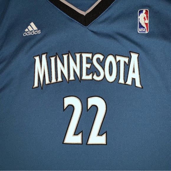 Adidas Andrew Wiggins Minnesota Timberwolves #22 Blue NBA Jersey Youth XL 18-20 - Picture 5 of 6